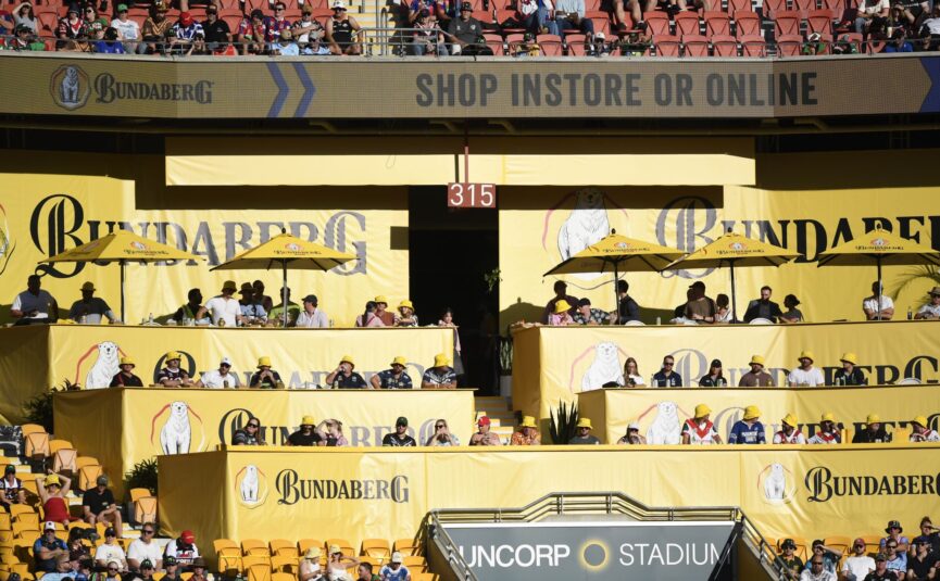 Viewers enjoying a game from the Bundaberg stands