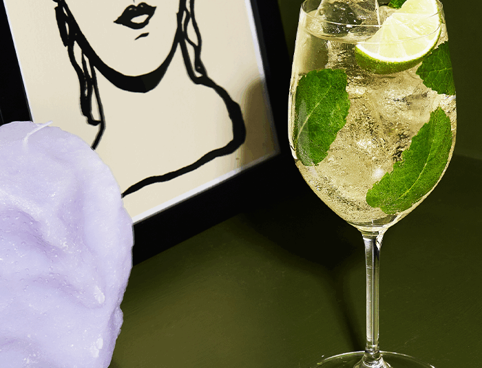 st germain hugo spritz in decorative scenery