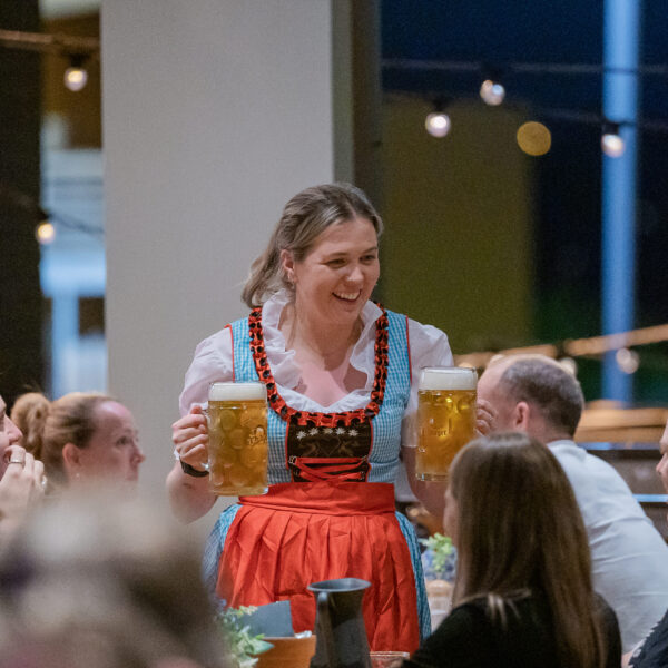 Steins and Oktoberfest outfits