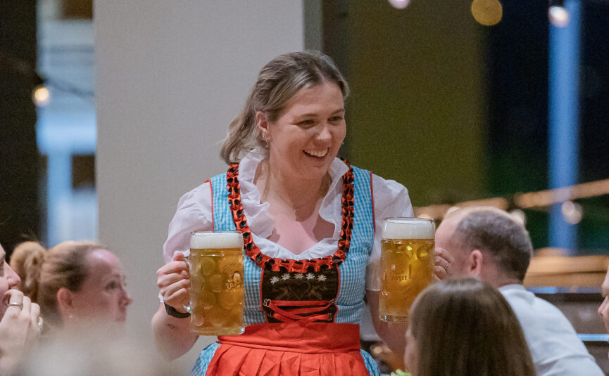 Steins and Oktoberfest outfits