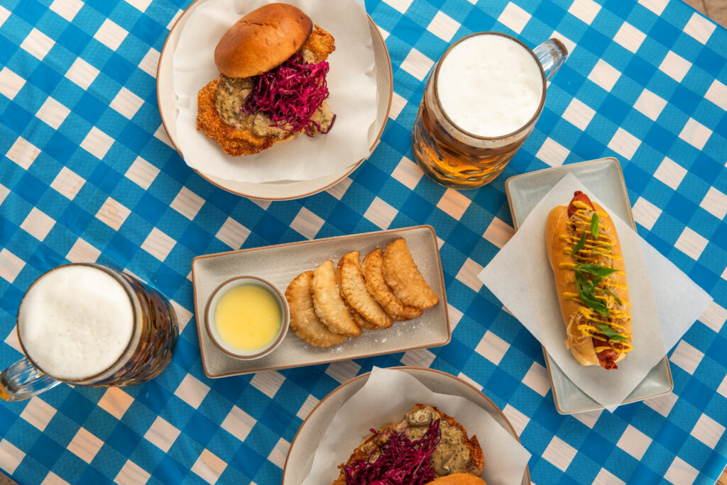 Oktoberfest food spread